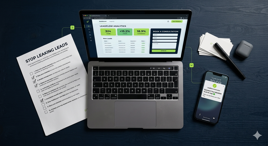 Here’s Exactly What We Built on Our Own Website to Stop Losing Leads - Cover Image
