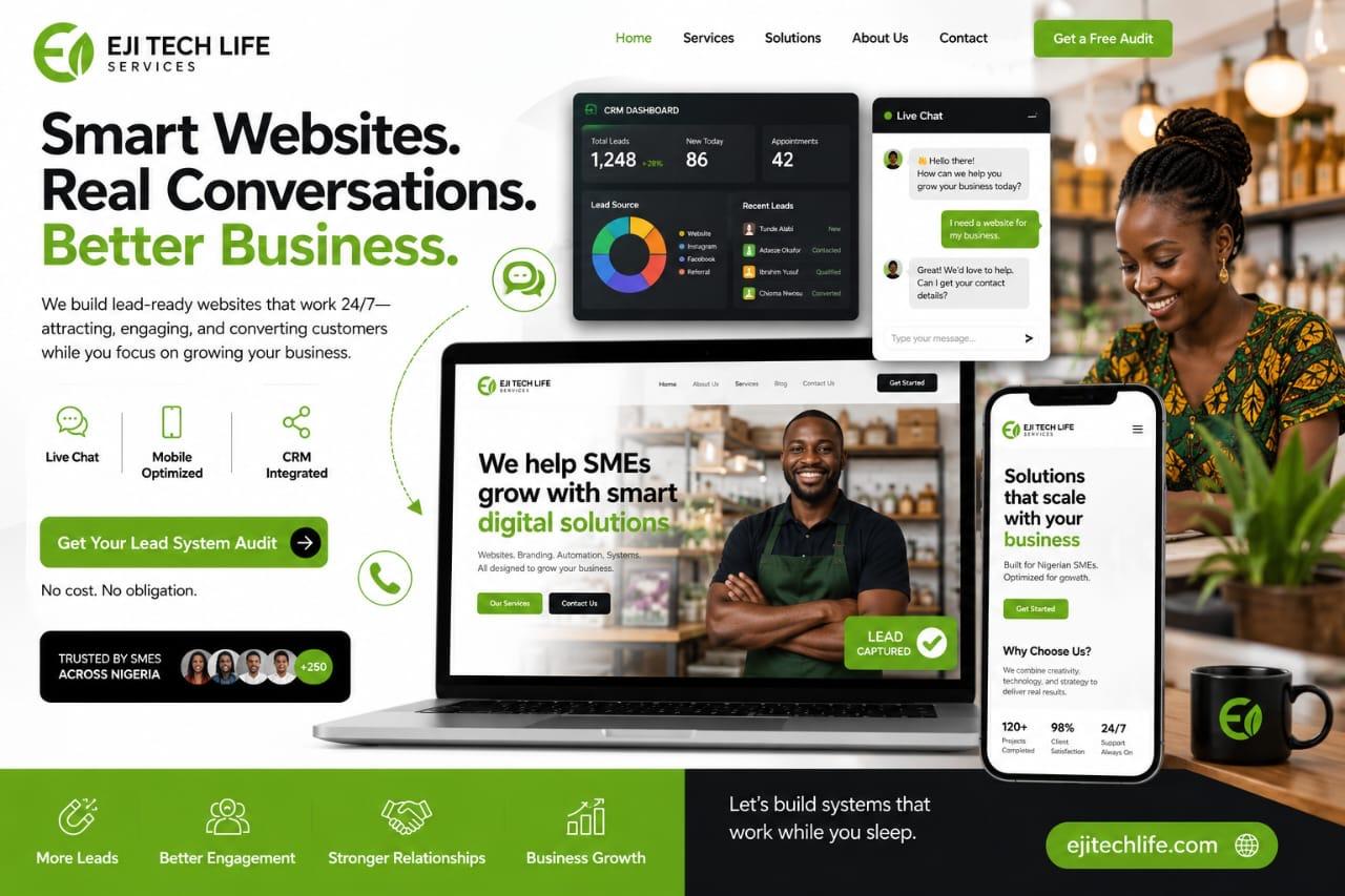 Building a Lead-Ready Website for Nigerian SMEs: Transform While You Sleep - Cover Image