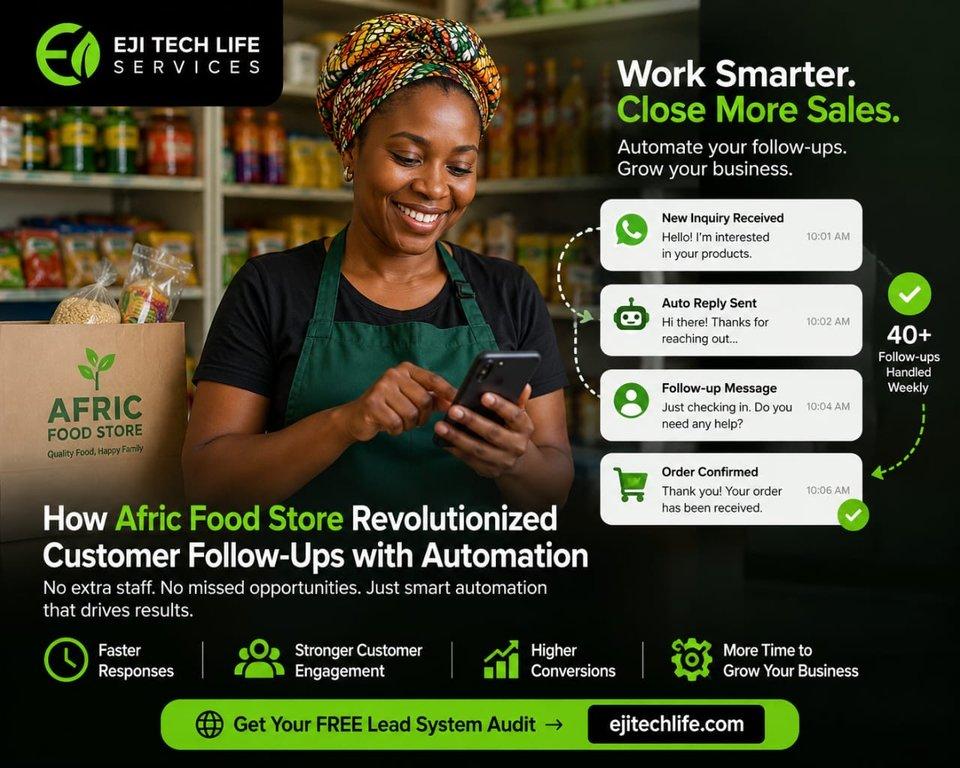 How Afric Food Store Revolutionized Customer Follow-Ups with Automation - Cover Image