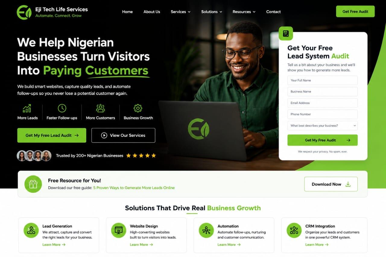 Transforming Your Website into a Lead Capture Powerhouse: A Guide for Nigerian SMEs - Cover Image