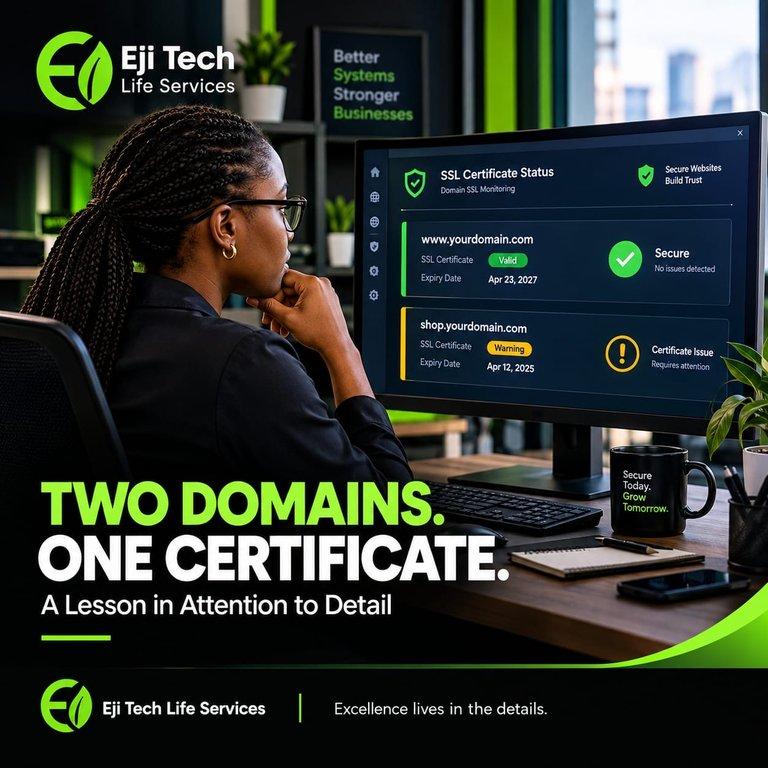 Two Domains, One Certificate: A Lesson in Attention to Detail - Cover Image