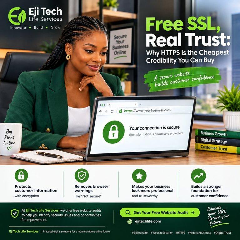 Free SSL, Real Trust: Why HTTPS Is the Cheapest Credibility You Can Buy - Cover Image