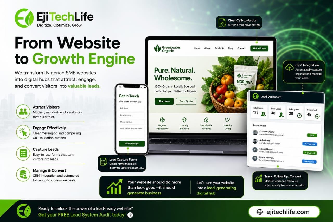 Unlocking the Power of a Lead-Ready Website for Nigerian SMEs - Cover Image