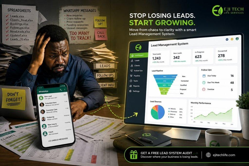 Why Relying on Spreadsheets and WhatsApp Costs Nigerian SMEs Crucial Leads - Cover Image