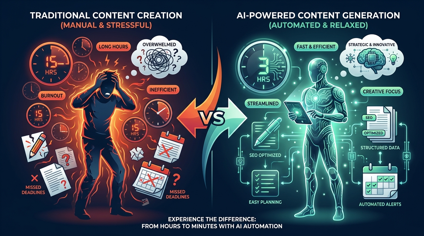 The 3-Hour Content Week: How AI Agents Handle What Used to Take 15 Hours - Cover Image
