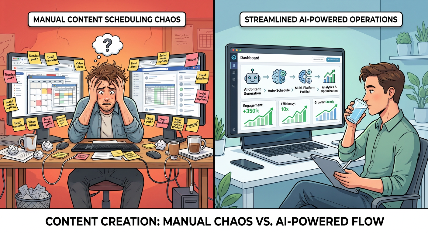 Why your content calendar is killing your growth (and what AI-powered content ops looks like instead) - Cover Image